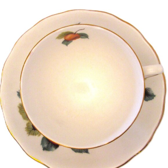 (Fall!)Royal Vale a Product of Ridgway Potteries Ltd colorful fall teacup & sauc - Picture 3 of 6